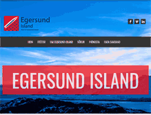 Tablet Screenshot of egersund.is